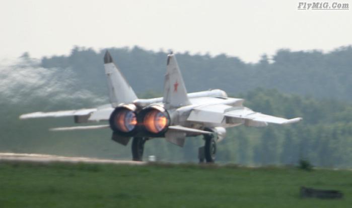 Blasting-off in MiG-25 from Zhukovsky!