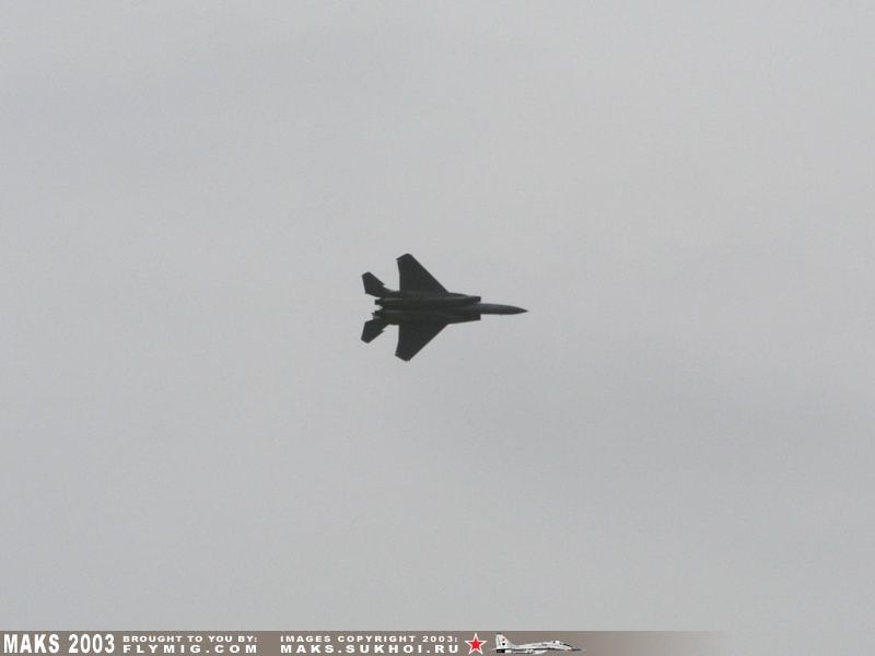 F-15 Eagle aerial performance.