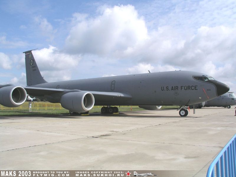 KC-135 Stratotanker on static display.