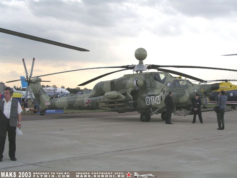 MI-28 Havoc on static display.