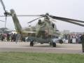MI-35 Hind attracts a lot of attention.