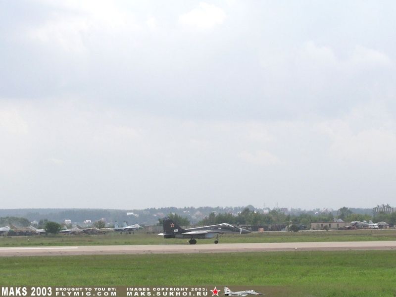 MiG-29K Fulcrum just landed.