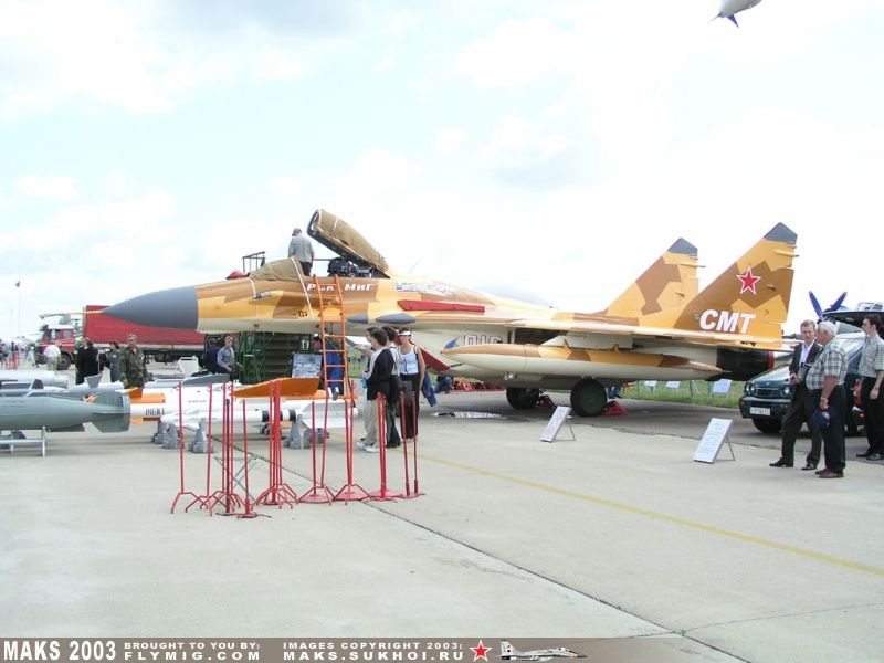 MiG-29SMT Fulcrum on static display.