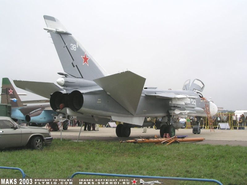 Su-24 Fencer rear view.
