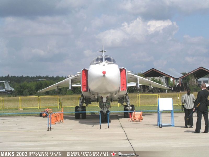 Su-24 Fencer front view.