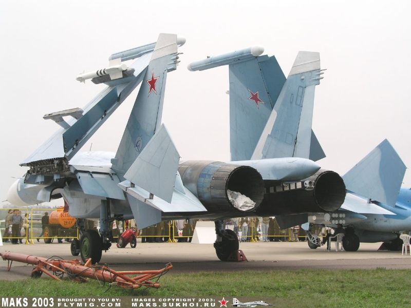 Su-33 Naval Flanker folded.