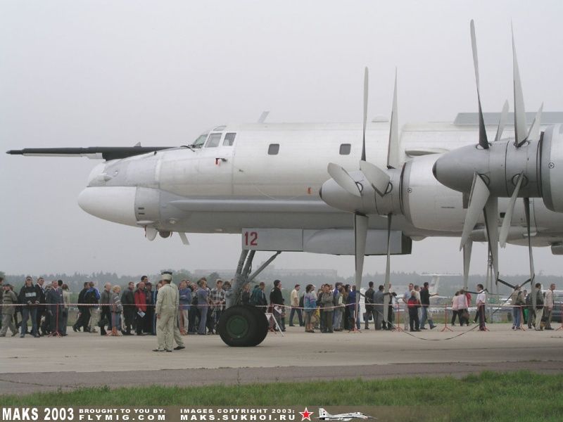 TU-95 Bear props and a cockpit.